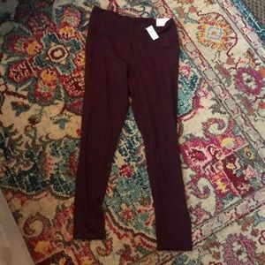 Brand new aerie chill leggings purple maroon
